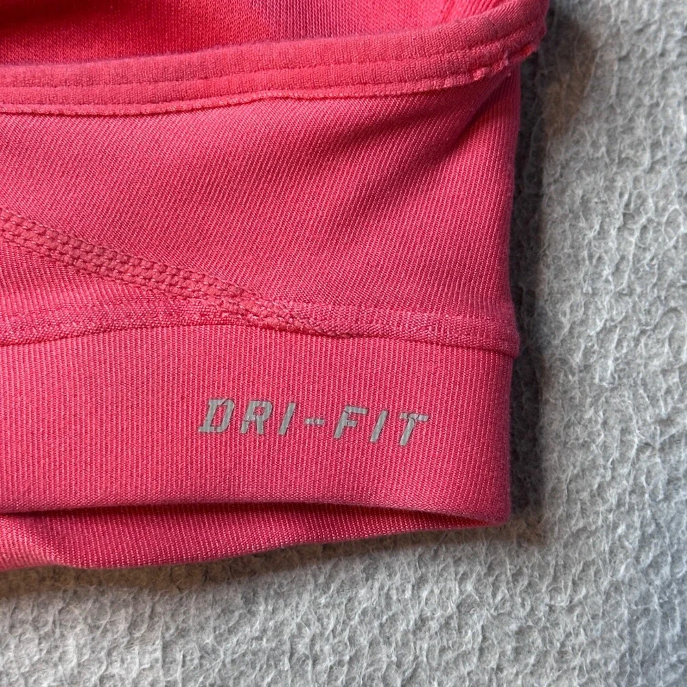 Nike Sports Bra Womens XS‎ Pink 362767-622 Dri-FIT Racerback Mesh Training Gym